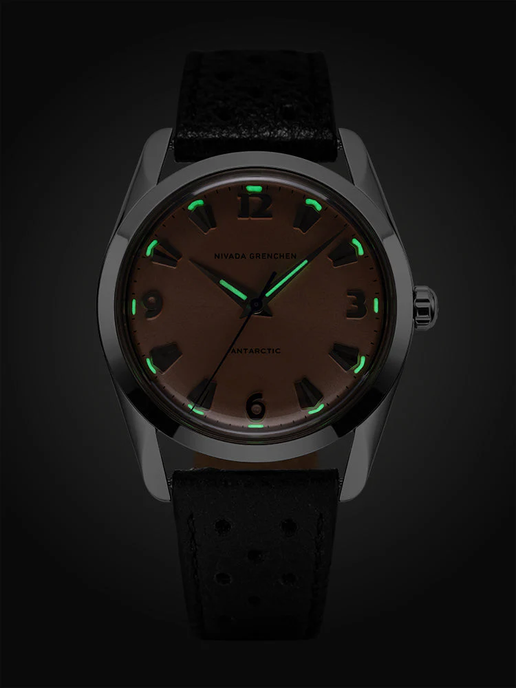 Nivada Grenchen Antarctic 35 mm - Salmon No date - Image 36