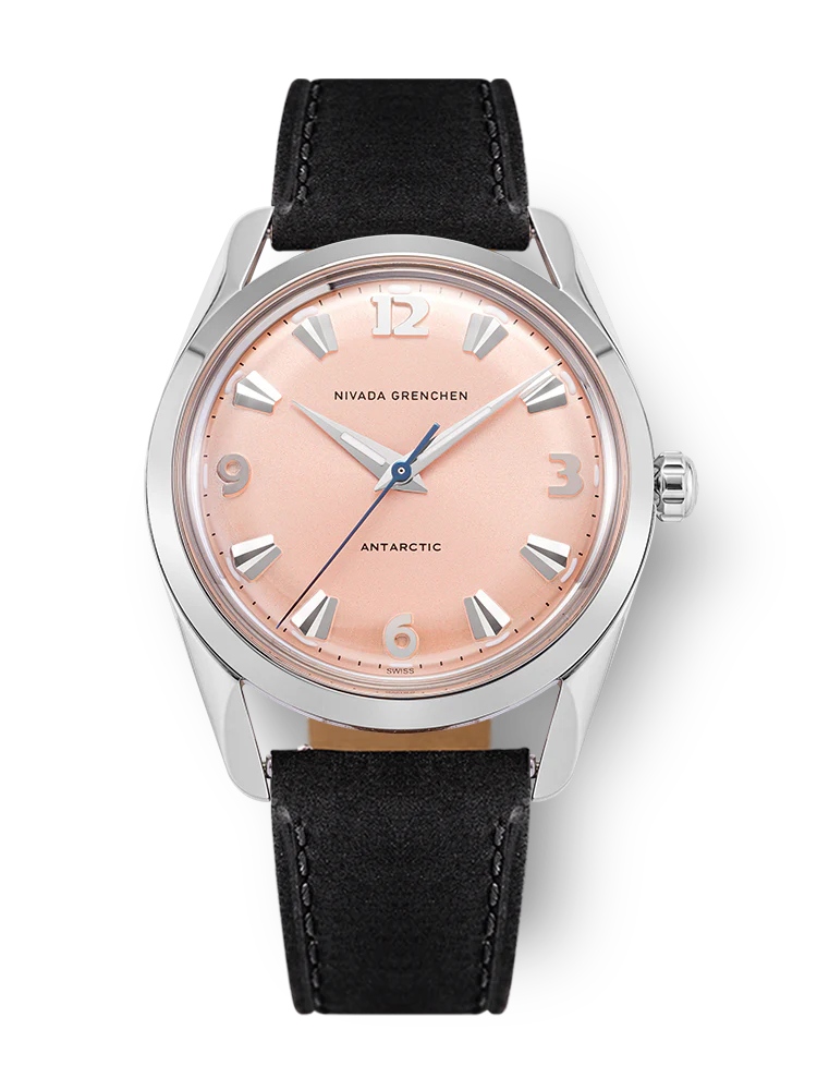 Nivada Grenchen Antarctic 35 mm - Salmon No date - Image 42