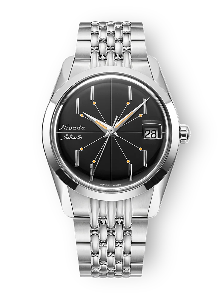 Nivada Grenchen Antarctic Spider Black 35mm - Image 19
