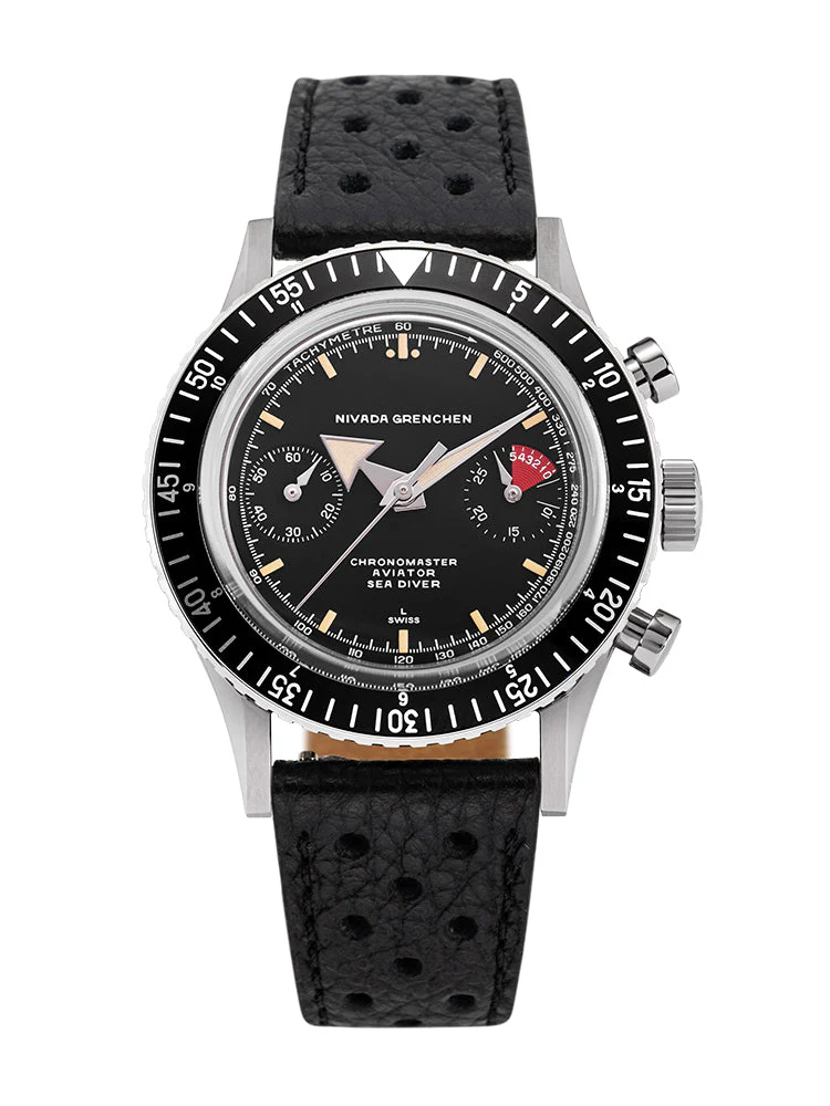 Nivada Grenchen Chronomaster Broad Arrow - Inter Bezel - Image 14