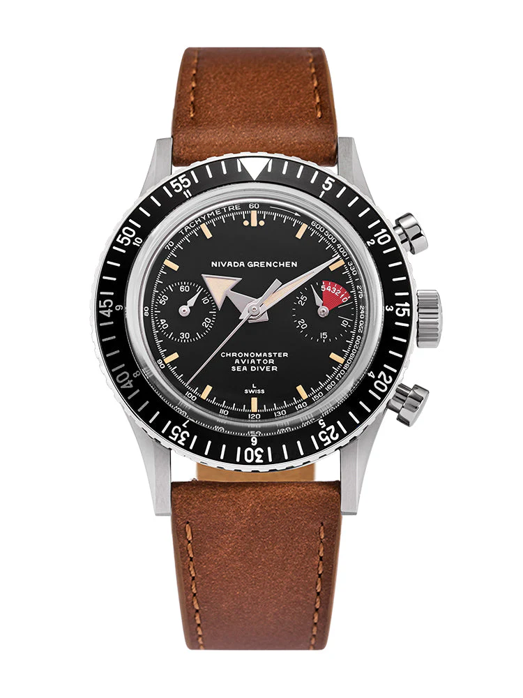 Nivada Grenchen Chronomaster Broad Arrow - Inter Bezel - Image 21