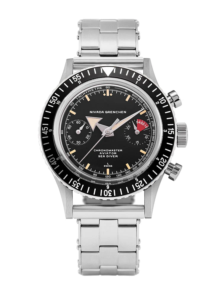 Nivada Grenchen Chronomaster Broad Arrow - Inter Bezel - Image 24