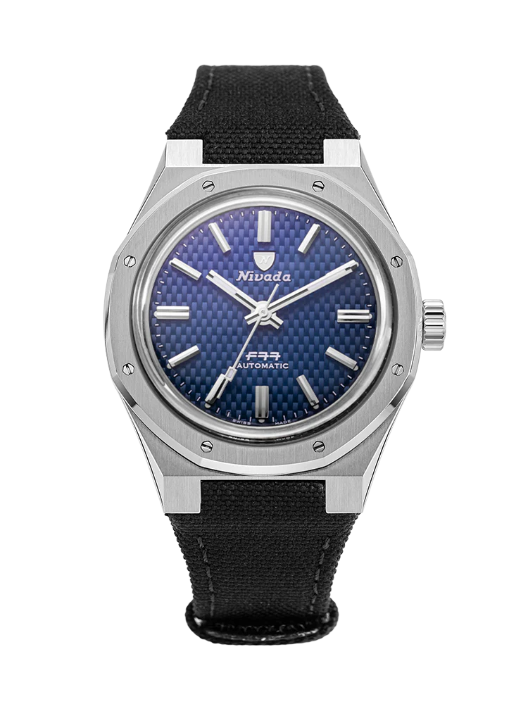 Nivada Grenchen F77 Blue No Date - Image 18