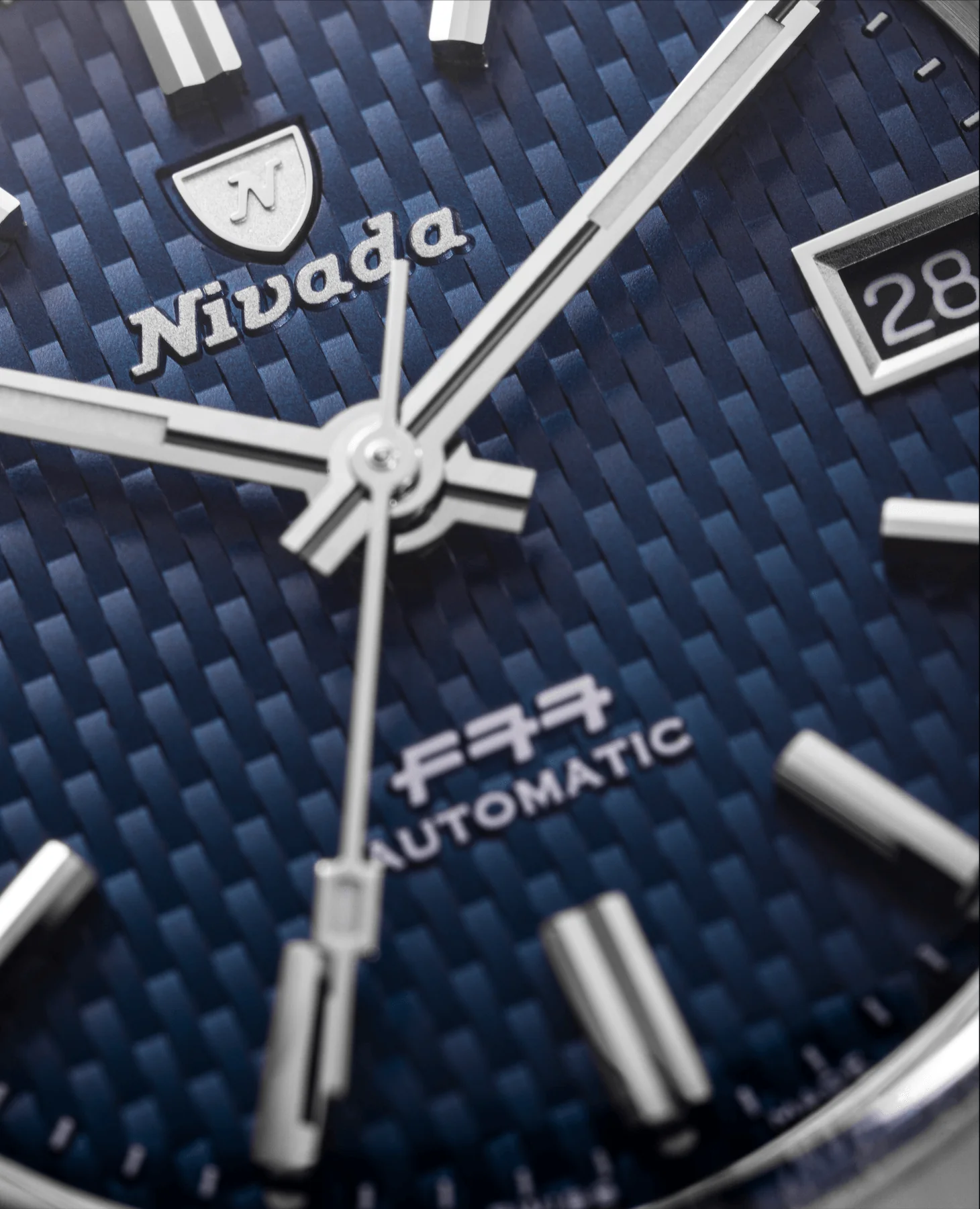 Nivada Grenchen F77 Blue With Date - Image 5