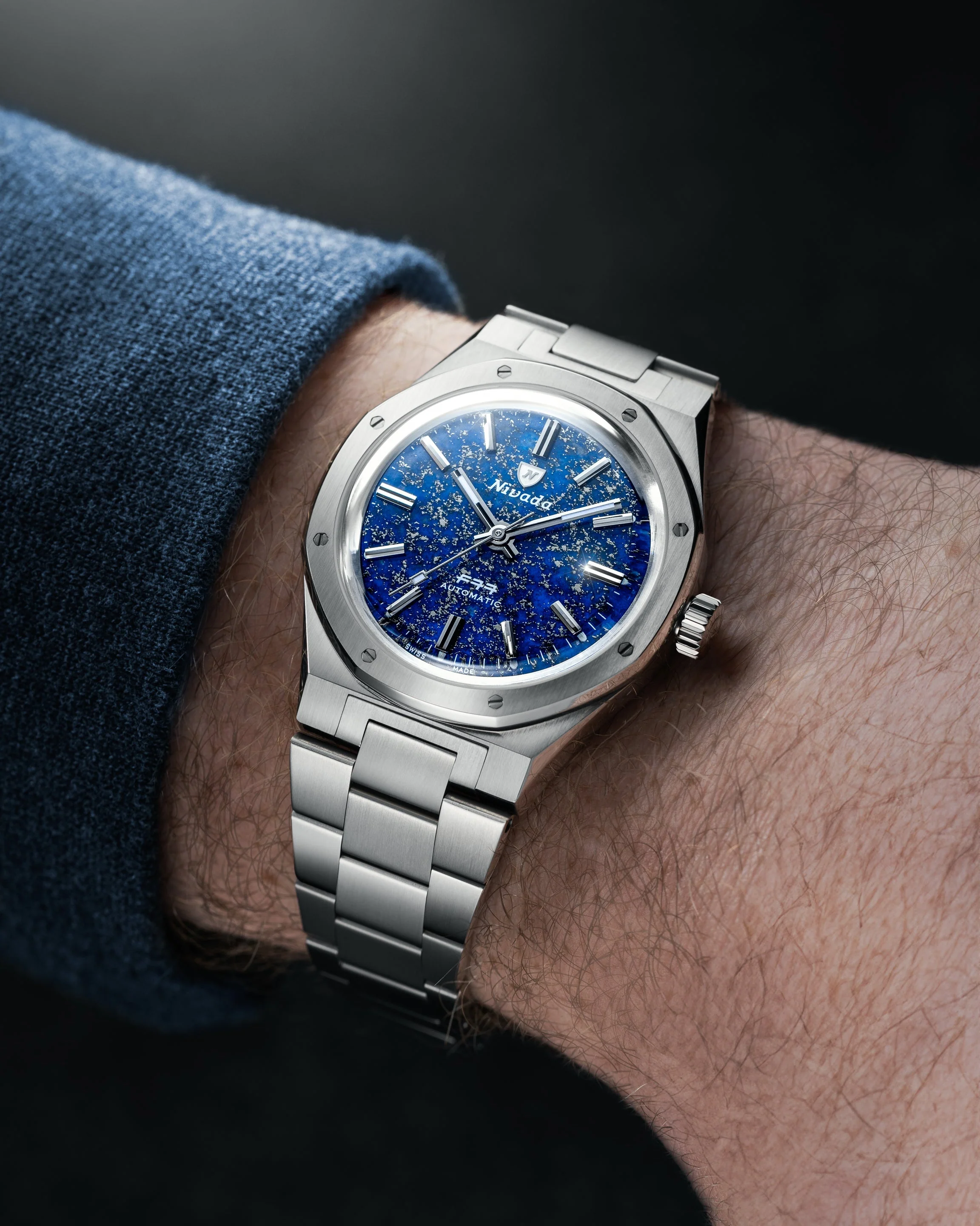 Nivada Grenchen F77 Lapis Lazuli - Image 6