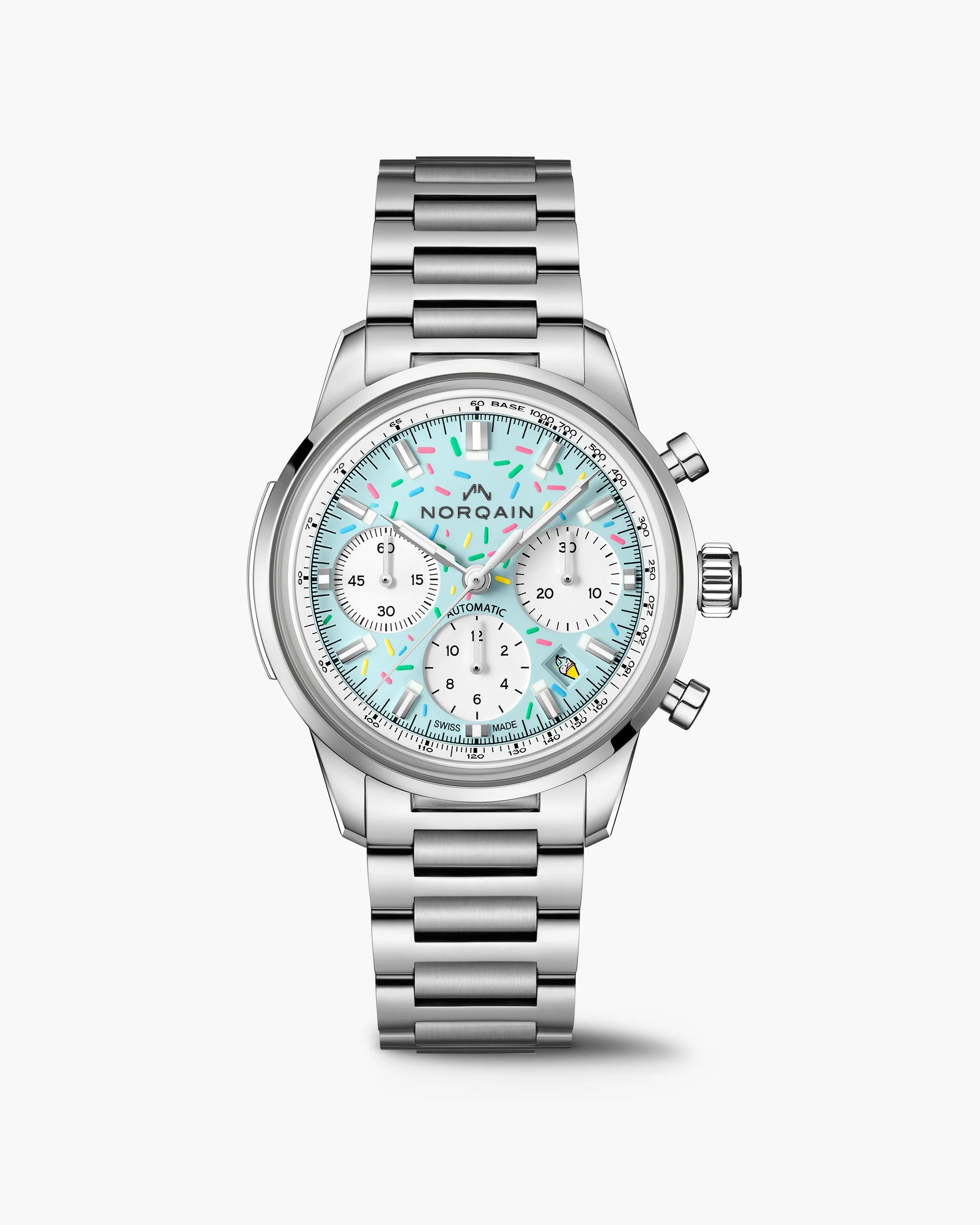 Norqain Freedom Chrono Enjoy Life "Sprinkles" – Blue Raspberry