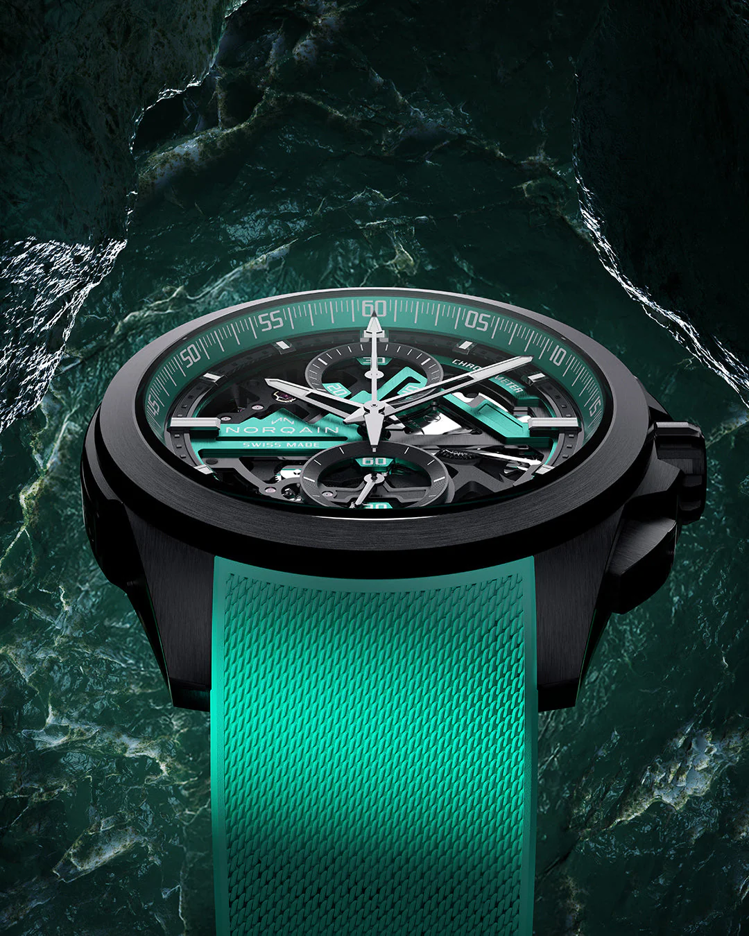 NORQAIN Independence Skeleton Chrono 42mm Limited Edition - Image 5