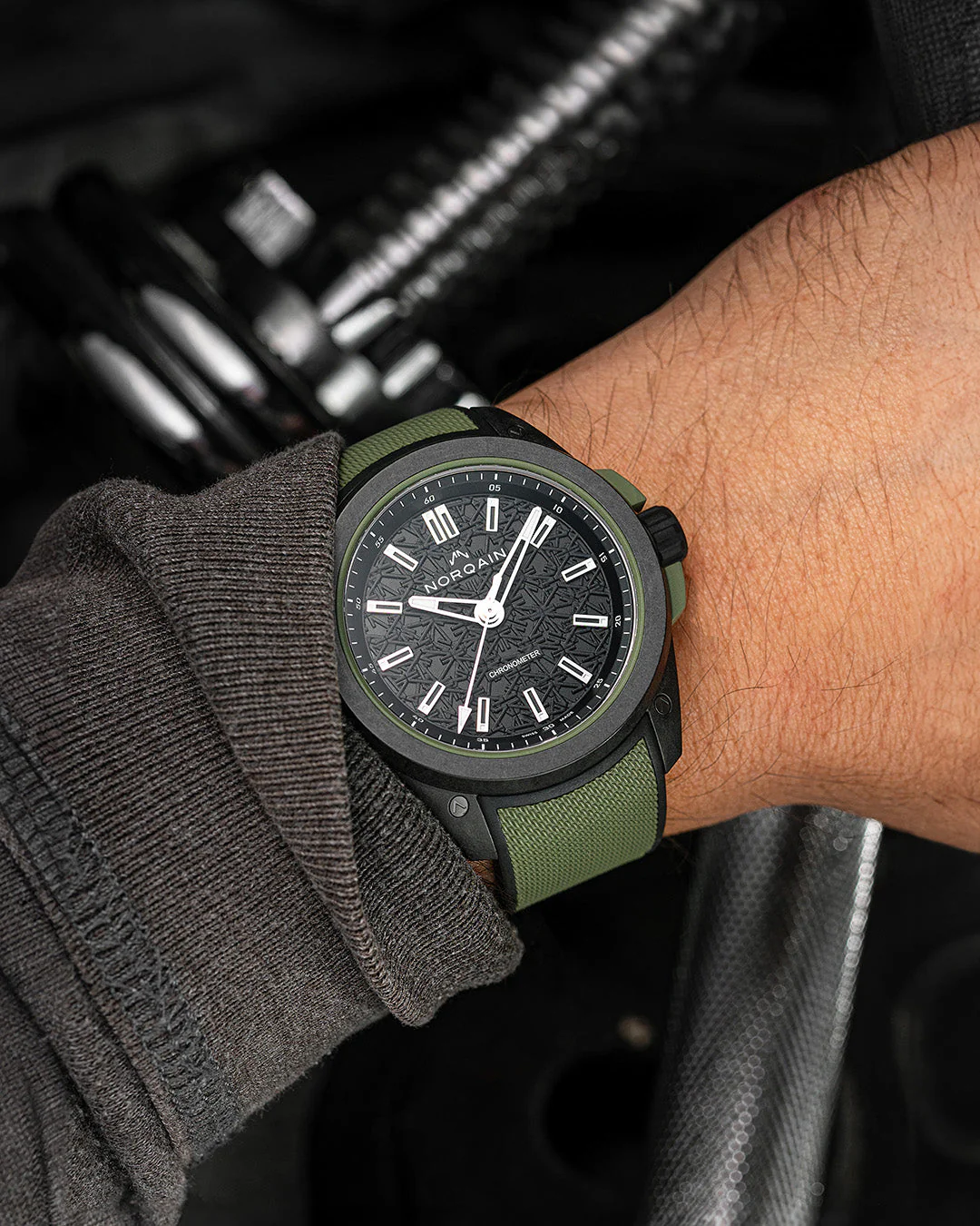 NORQAIN Wild ONE 42mm - Khaki - Image 4