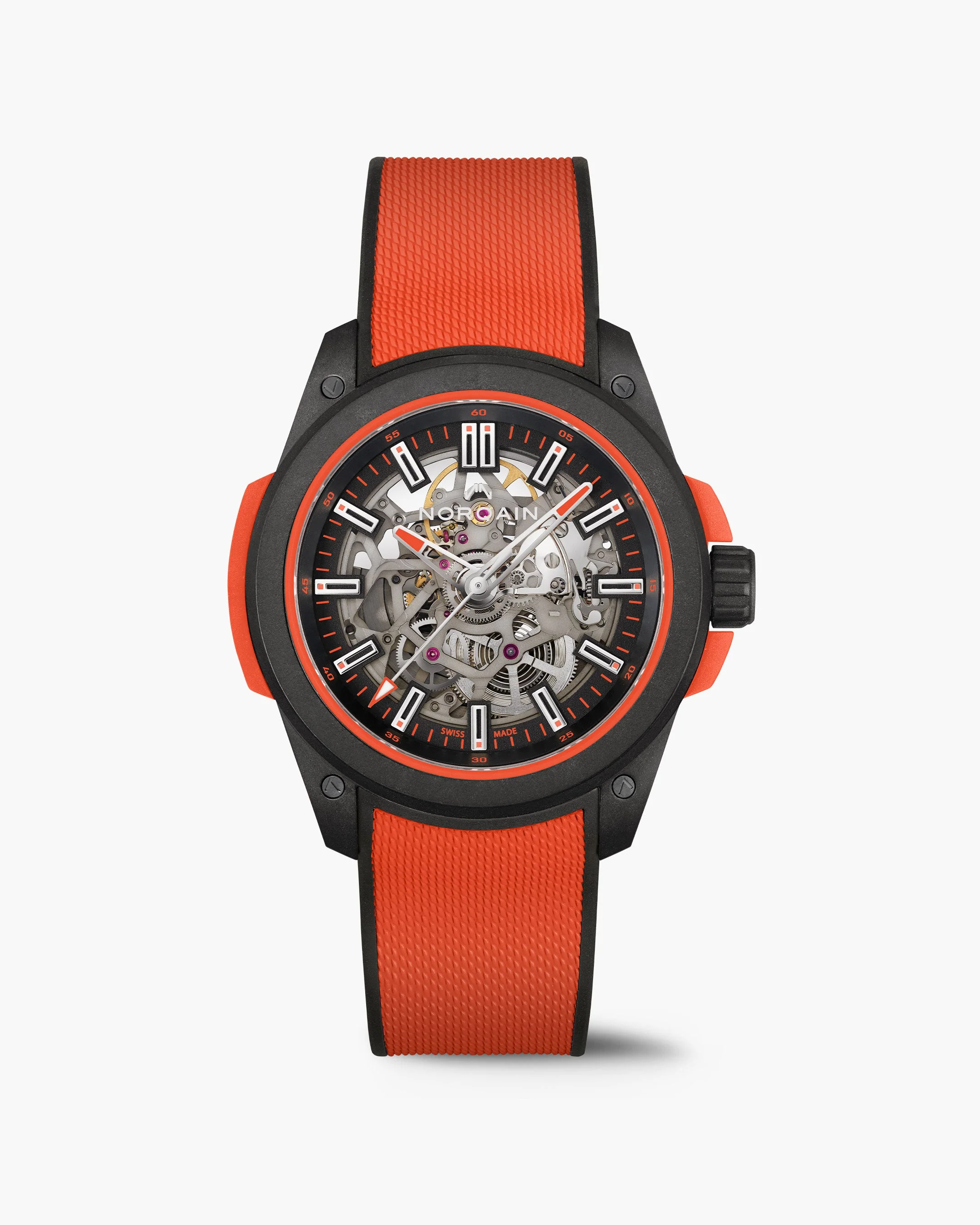 NORQAIN Wild ONE Skeleton 42mm - Coral - Image 2