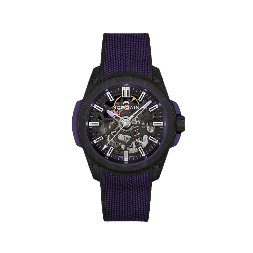 NORQAIN Wild ONE Skeleton 42mm Purple - Limited Edition