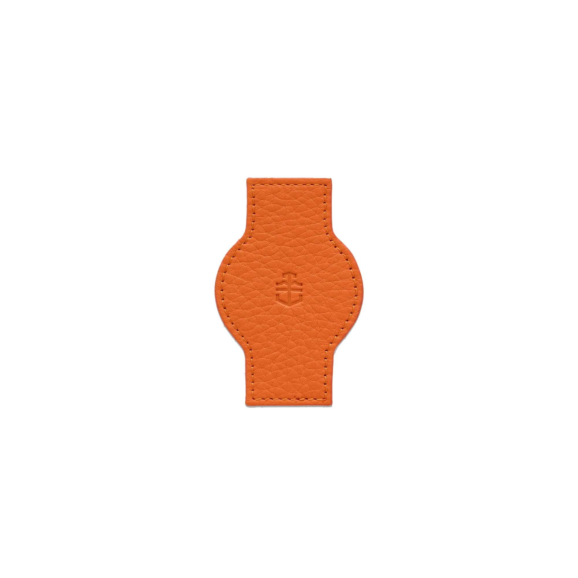 Time+Tide Watches - Orange Elegant Leather Watch Pouch - Image 3