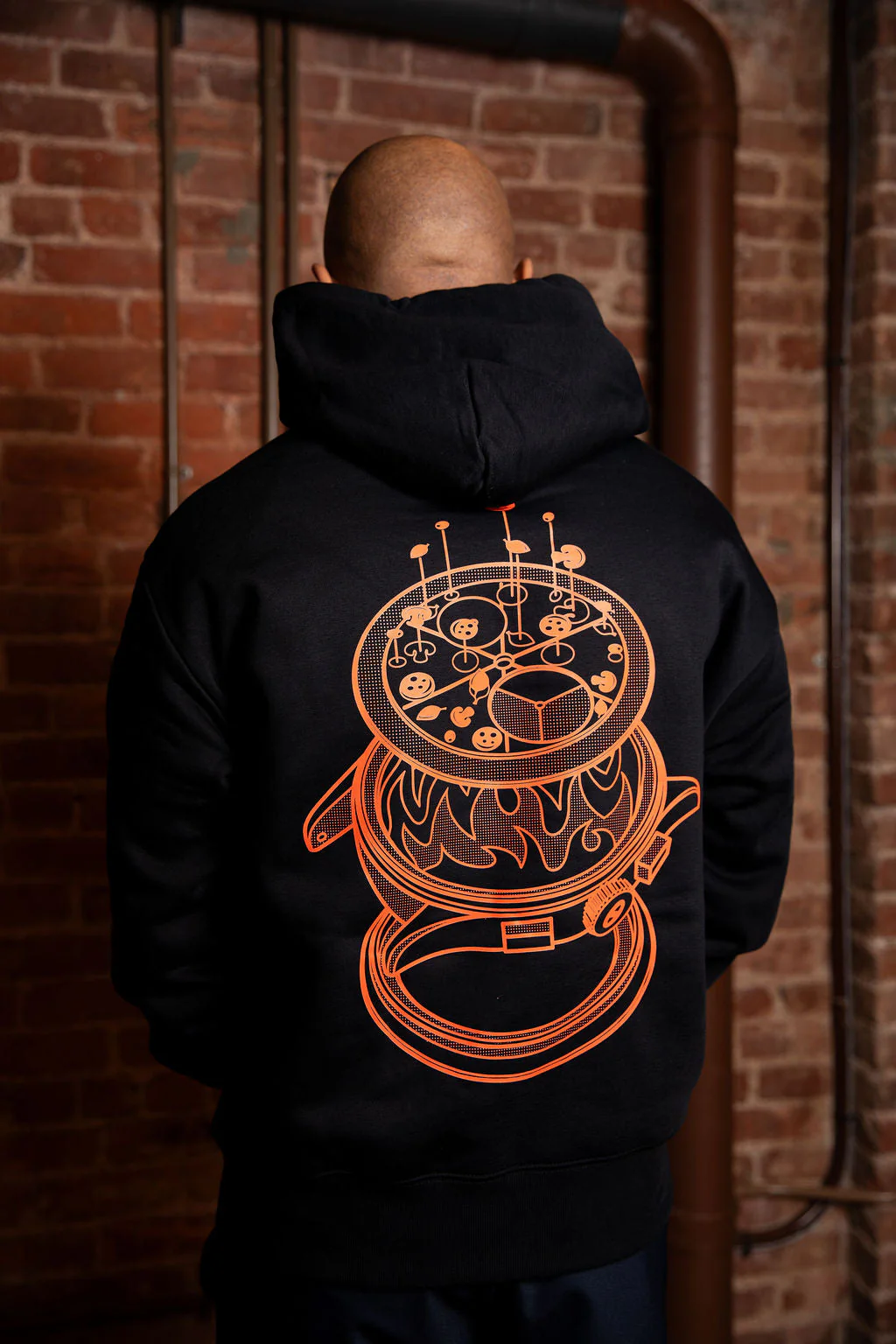 Studio Underd0g x Time+Tide Burnt Pizza Hoodie - Image 3