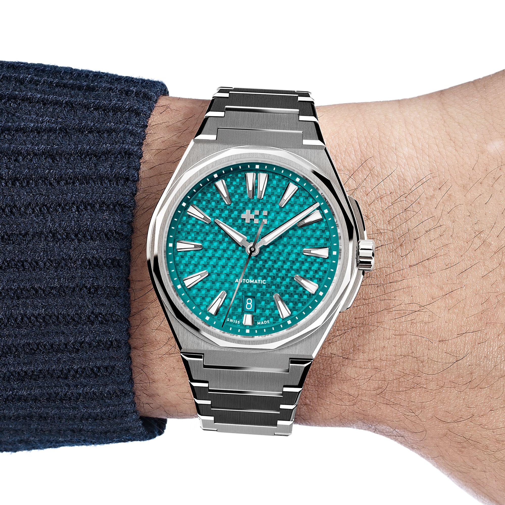 Christopher Ward The Twelve - Mineral Blue - Steel Bracelet - Image 2