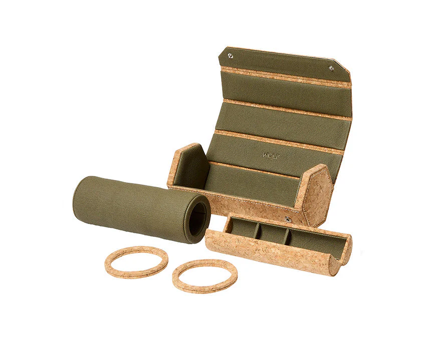 Wolf Cortica Triple Hexagon Watch Roll with Capsule - Image 2