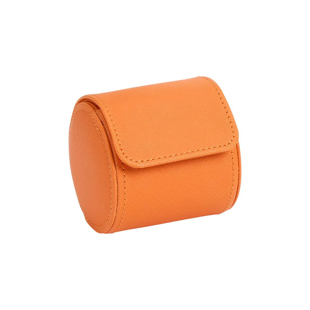 Wolf Tutti Frutti Single Watch Roll - Orange - Image 2