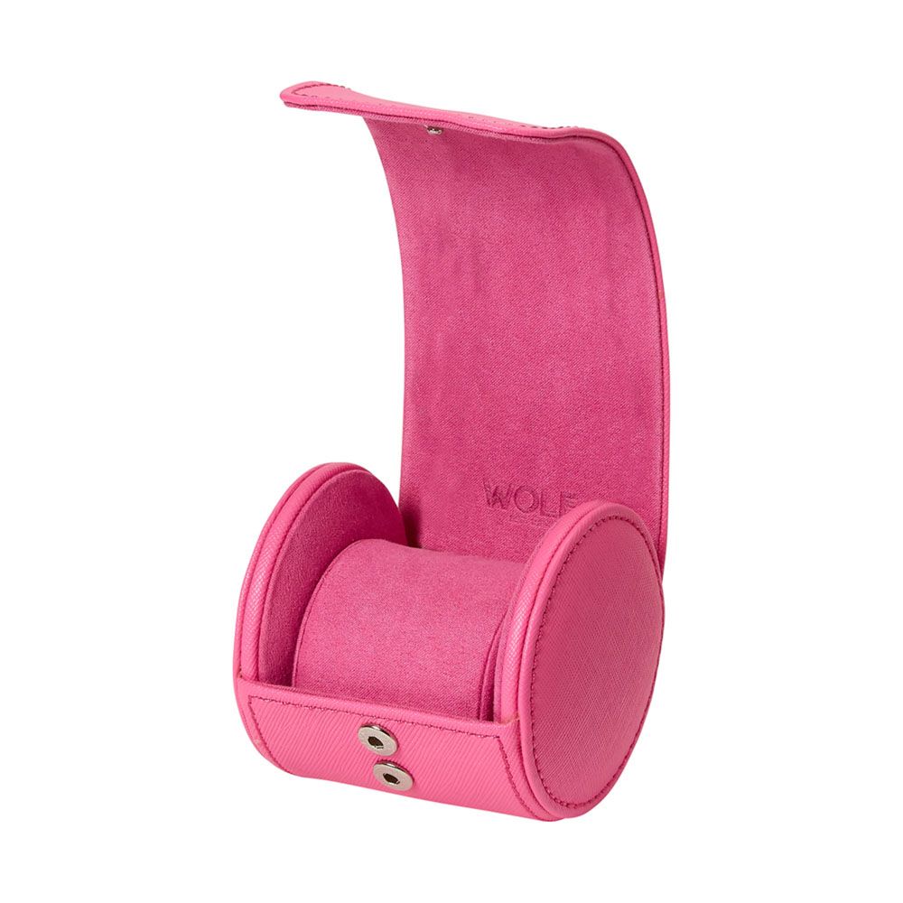 Wolf Tutti Frutti Single Watch Roll - Pink - Image 3