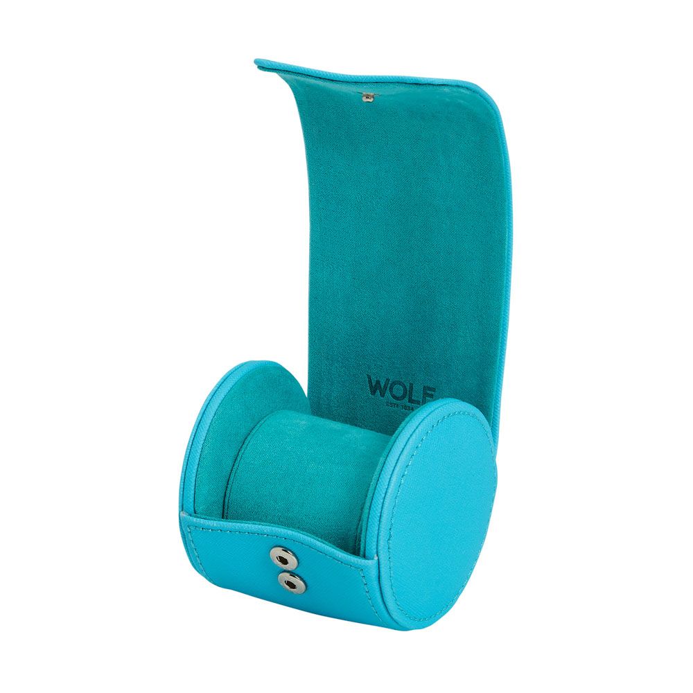 Wolf Tutti Frutti Single Watch Roll - Turquoise - Image 3