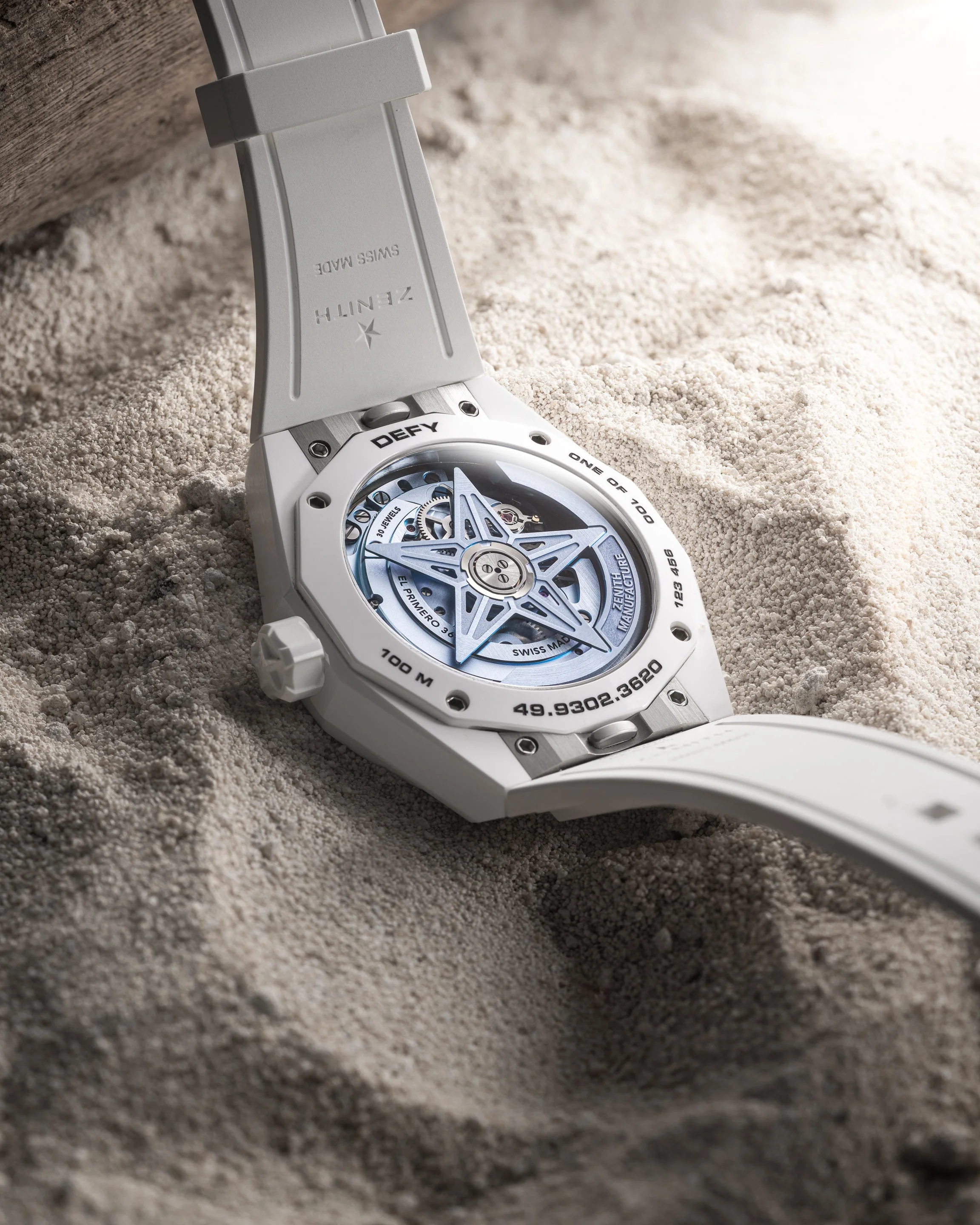 Zenith Defy Skyline Skeleton White Surfer Ceramic - Image 10