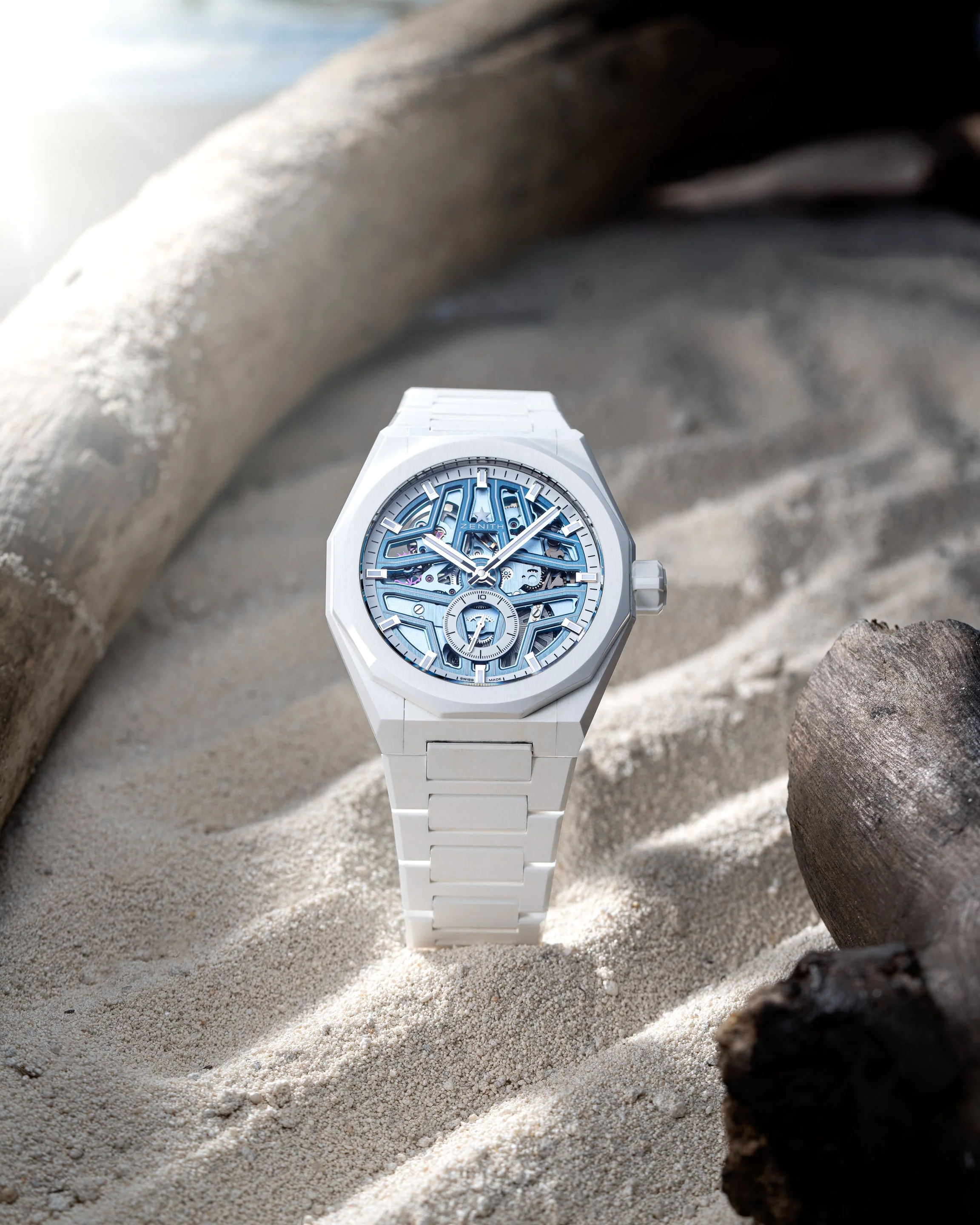 Zenith Defy Skyline Skeleton White Surfer Ceramic - Image 4