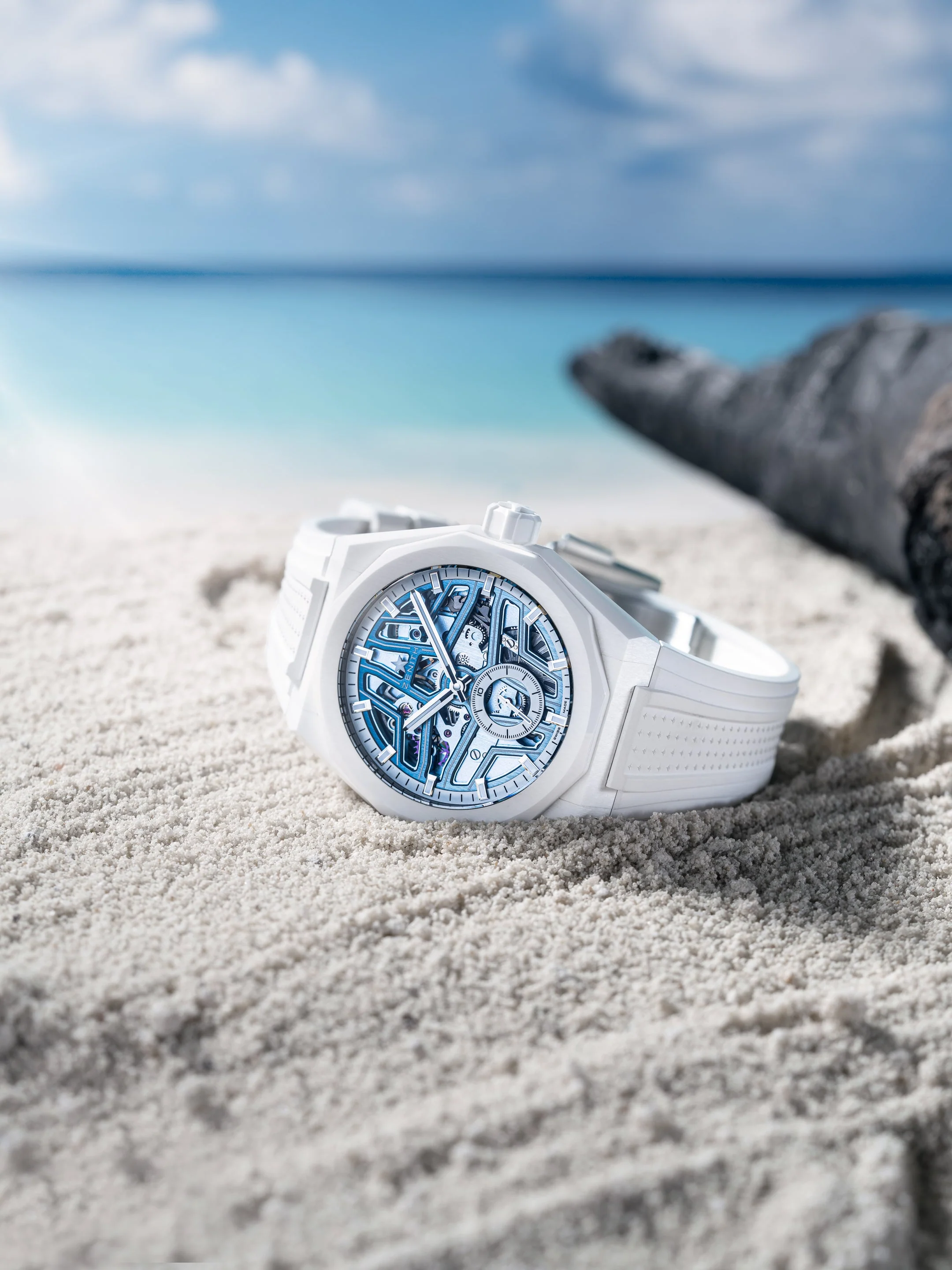 Zenith Defy Skyline Skeleton White Surfer Ceramic - Image 9
